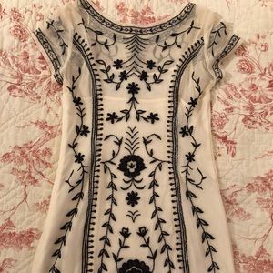 All Over Embroidered Dress, A&F Size S